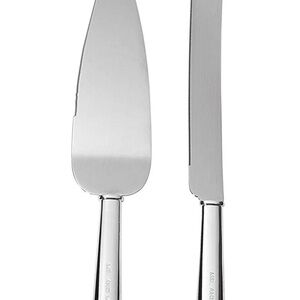Kate Spade Silver Cake Knife and Server Set